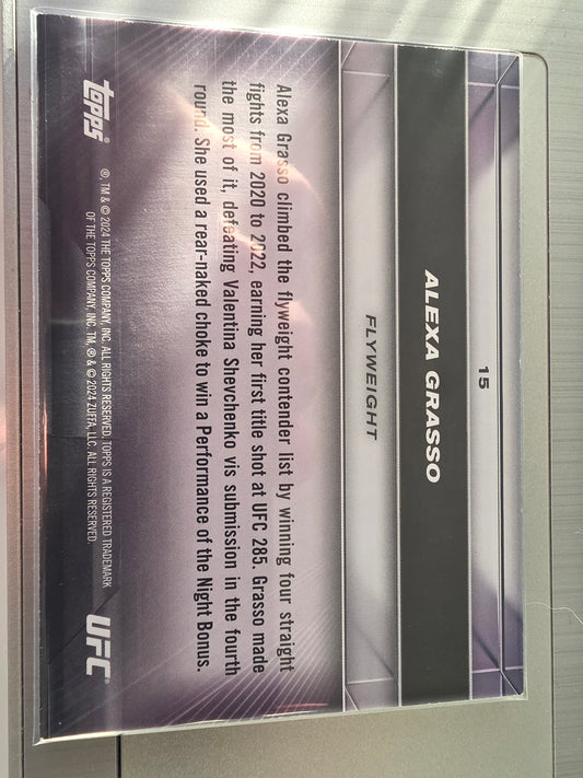 Alexa Grasso UFC Topps Knockout 03/50