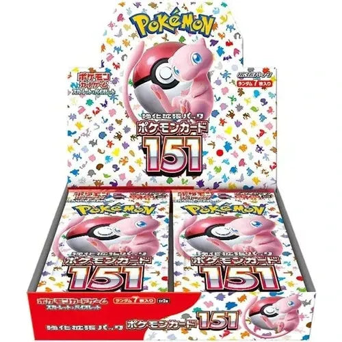 Pokemon 151 Japanese Booster Box Scarlet & Violet Factory Sealed