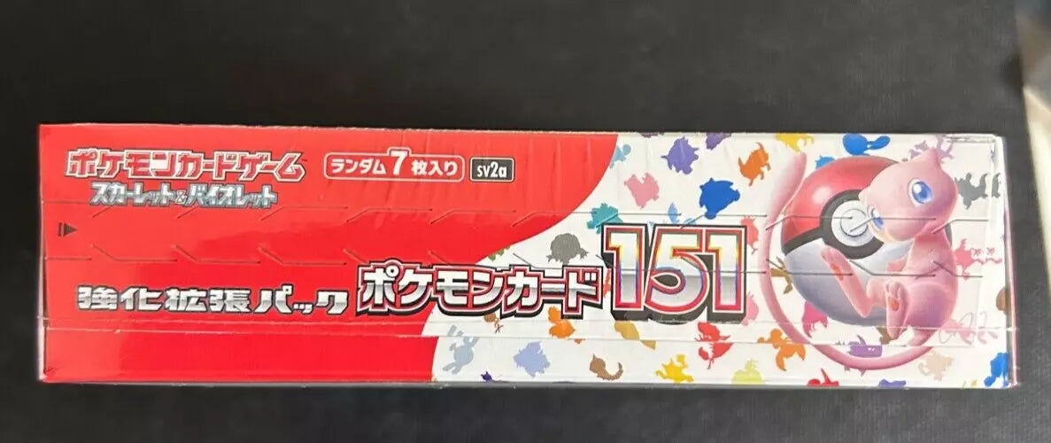 Pokemon 151 Japanese Booster Box Scarlet & Violet Factory Sealed