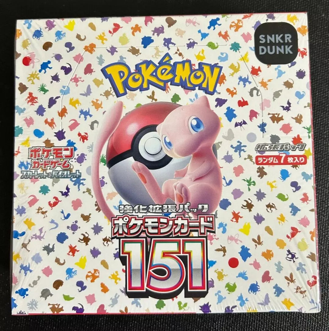 Pokemon 151 Japanese Booster Box Scarlet & Violet Factory Sealed