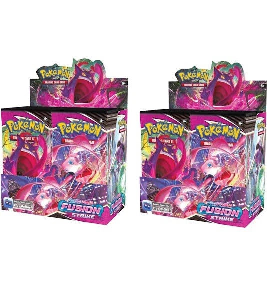 Pokemon Fusion Strike Booster Box - Factory Sealed Brand New With Acrylic Case