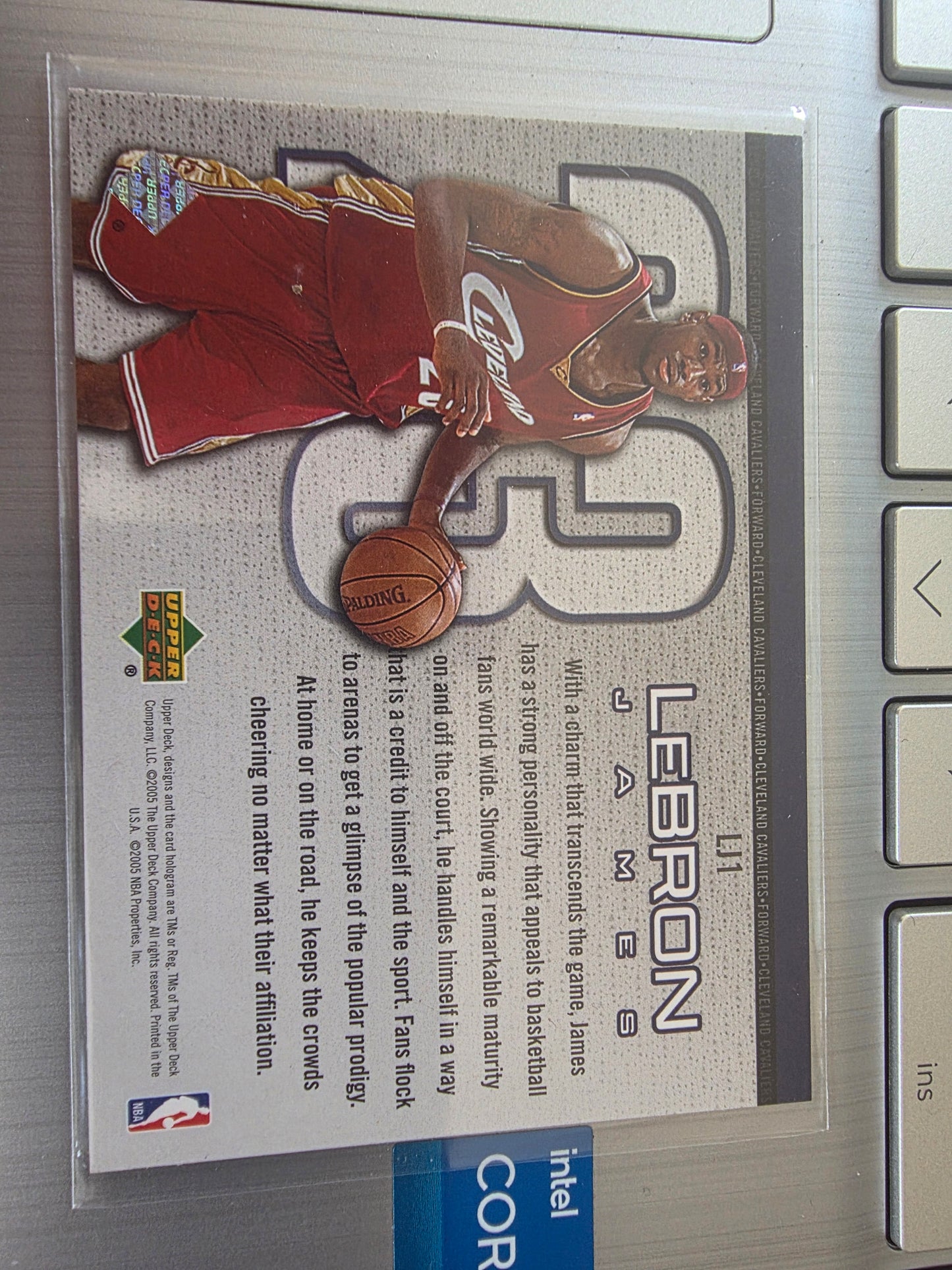Lebron James Upper Deck rookie of the year 2003/2004