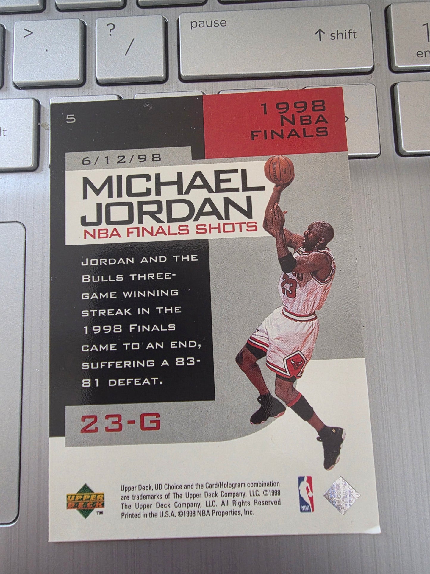 Michael Jordan 98-99 Upper Deck UD choice