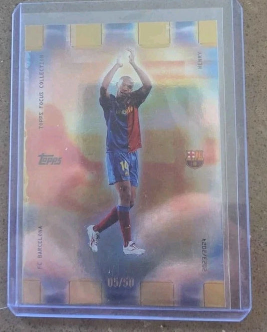 Thierry Henry 05/50 topps focus