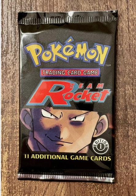 Pokemon 1st Edition Team Rocket Booster Pack HEAVY!