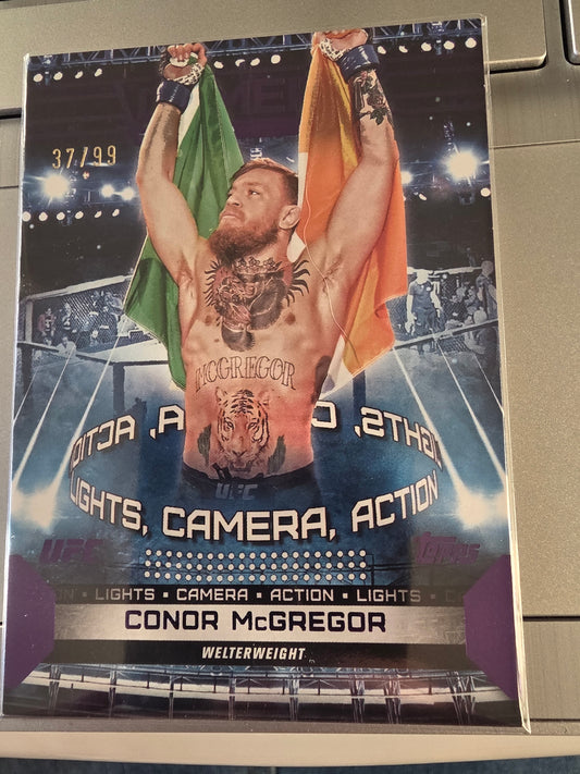 Conor Mcgregor UFC Topps Knockout - Lights, Camera, Action 37/99