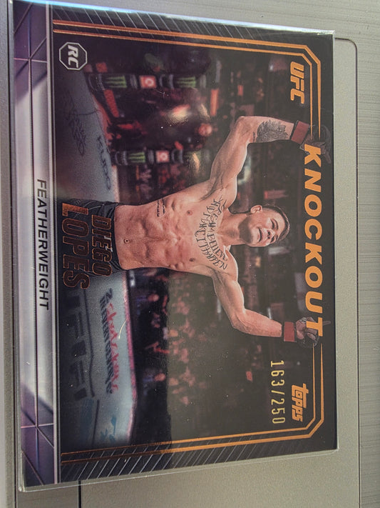 Diego Lopes UFC Topps Knockout RC 163/250