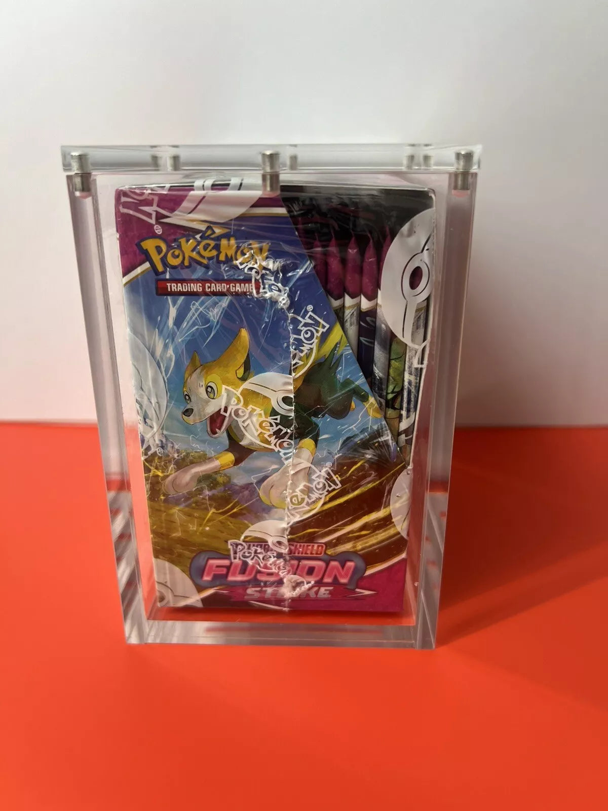Pokemon Fusion Strike Booster Box - Factory Sealed Brand New With Acrylic Case