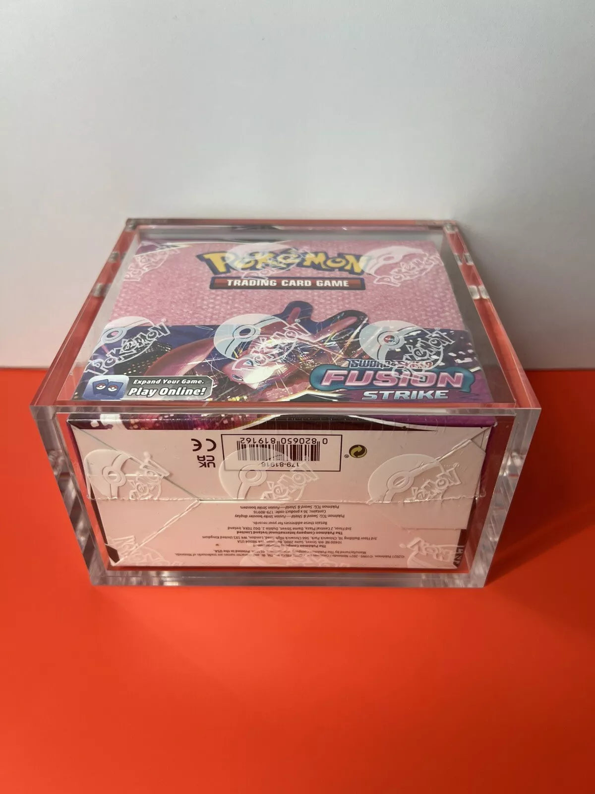 Pokemon Fusion Strike Booster Box - Factory Sealed Brand New With Acrylic Case