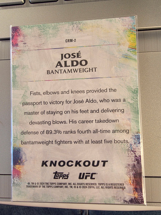 Jose Aldo 2022 Donruss Optic