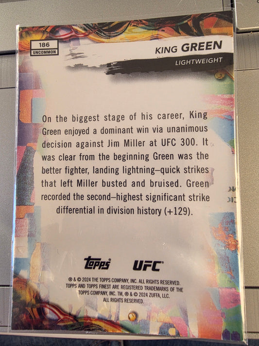 King Green Topps Finest 73/99